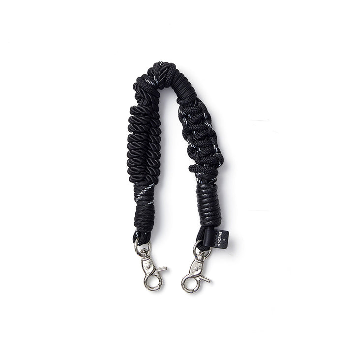 ASCENE ✖︎ HIMAA コラボ デザイン パラコード ストラップ ブラック 24SS_design_paracord_strap_bk_