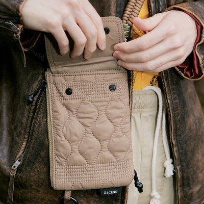 【Planned Release:10/10(Fri) 発売予定】Dock in pouch -quilt-