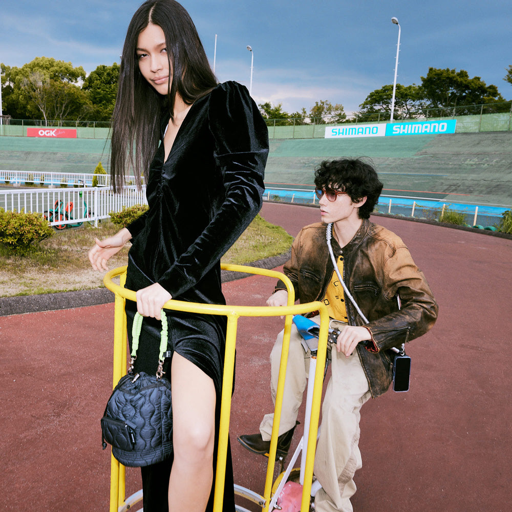 【Planned Release:10/10(Fri) 発売予定】Kinchaku shoulder -quilt-