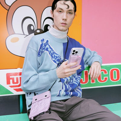 【Planned Release:10/10(Fri) 発売予定】【iPhone】Quilt clear case