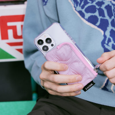 【Planned Release:10/10(Fri) 発売予定】【iPhone】Quilt clear case
