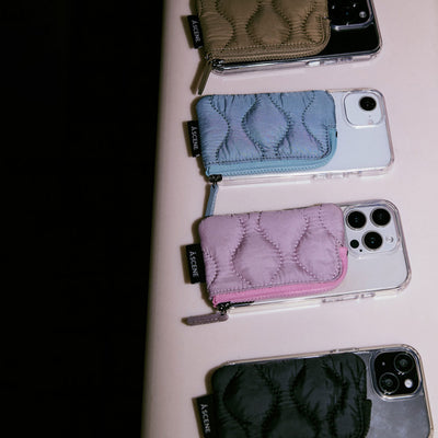 【Planned Release:10/10(Fri) 発売予定】【iPhone】Quilt clear case