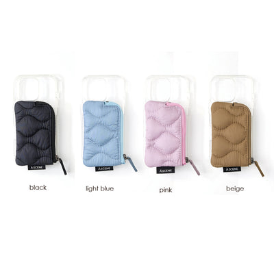 【Planned Release:10/10(Fri) 発売予定】【iPhone】Quilt clear case