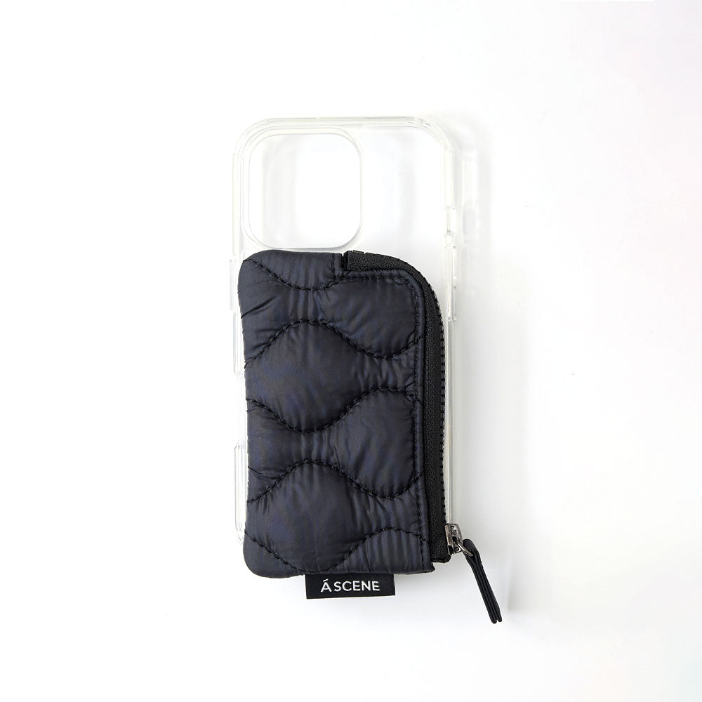 【Planned Release:10/10(Fri) 発売予定】【iPhone】Quilt clear case