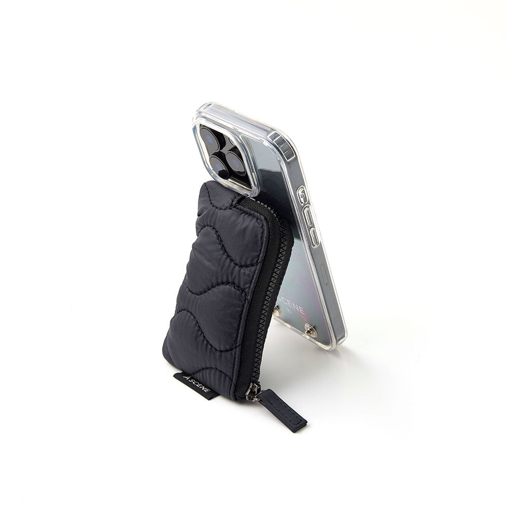 【Planned Release:10/10(Fri) 発売予定】【iPhone】Quilt clear case