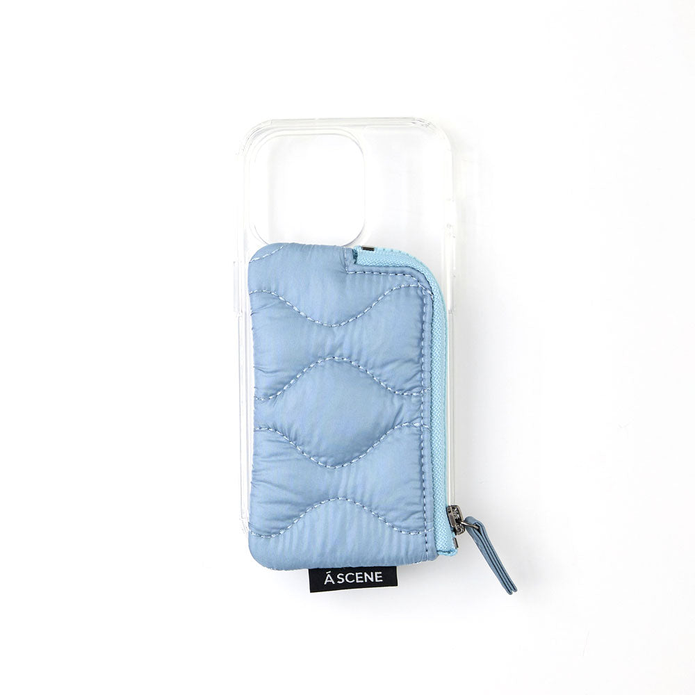 【Planned Release:10/10(Fri) 発売予定】【iPhone】Quilt clear case