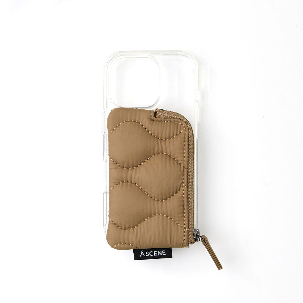 【Planned Release:10/10(Fri) 発売予定】【iPhone】Quilt clear case