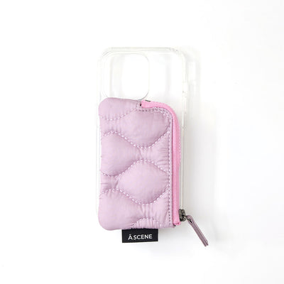 【Planned Release:10/10(Fri) 発売予定】【iPhone】Quilt clear case
