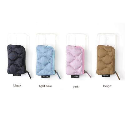 【Planned Release:10/10(Fri) 発売予定】【Galaxy】 Quilt clear case