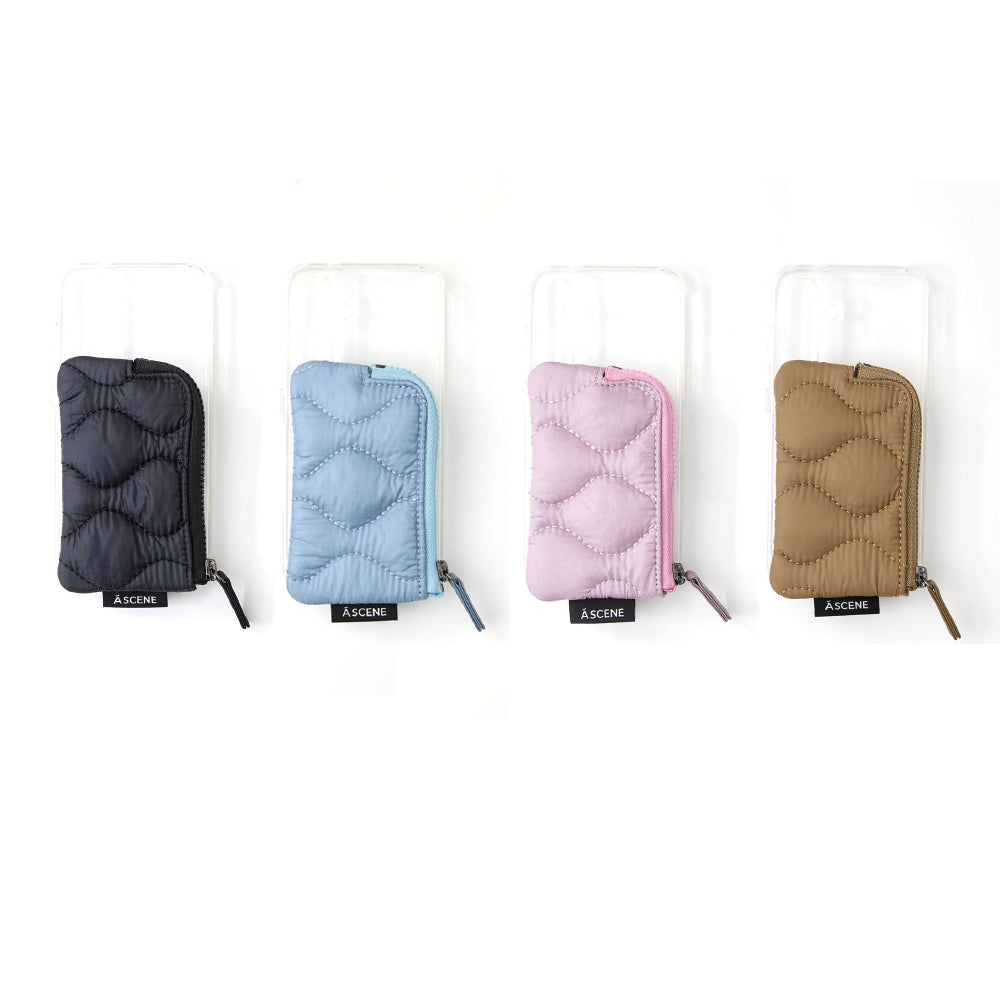 【Planned Release:10/10(Fri) 発売予定】【Galaxy】 Quilt clear case