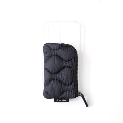 【Planned Release:10/10(Fri) 発売予定】【Galaxy】 Quilt clear case