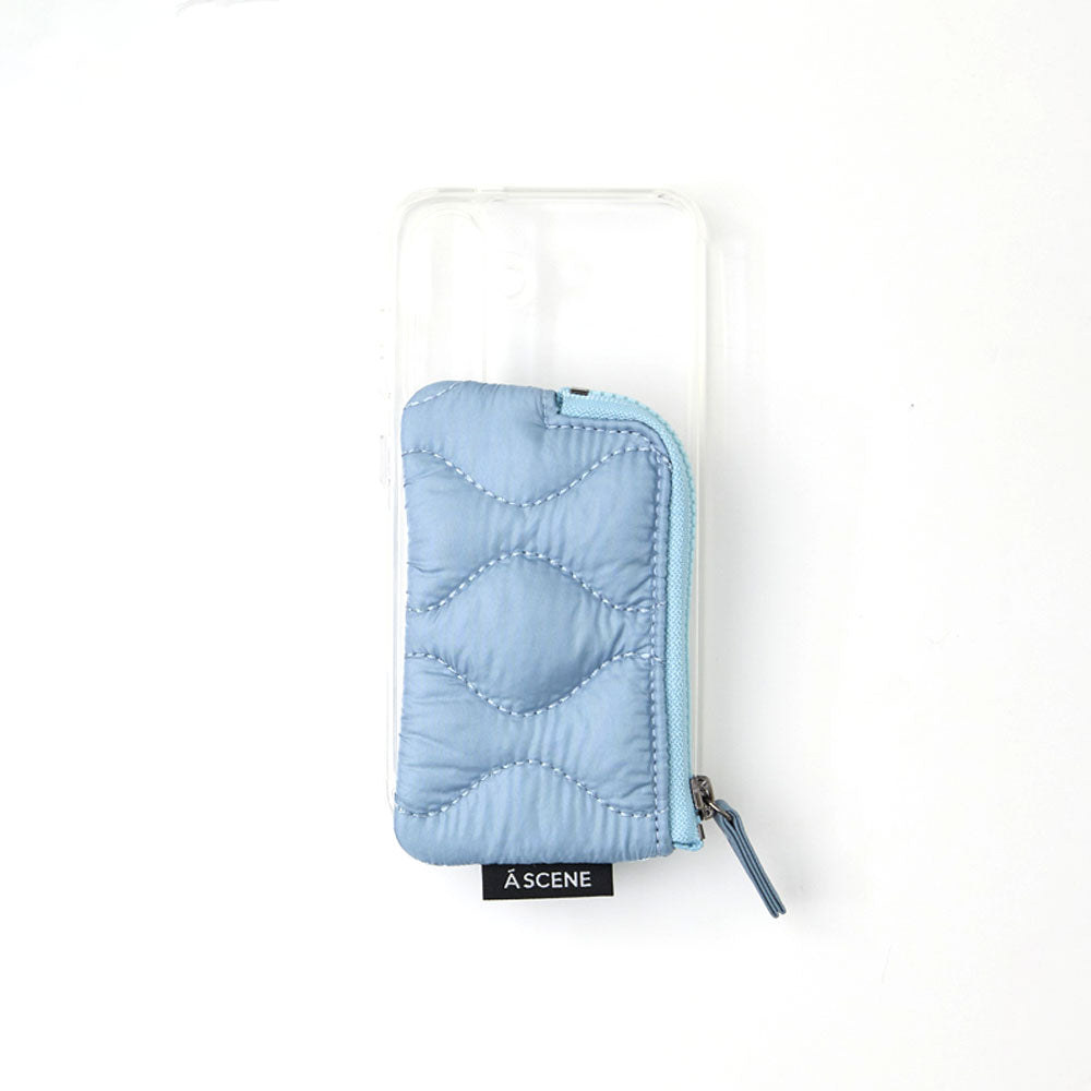 【Planned Release:10/10(Fri) 発売予定】【Galaxy】 Quilt clear case