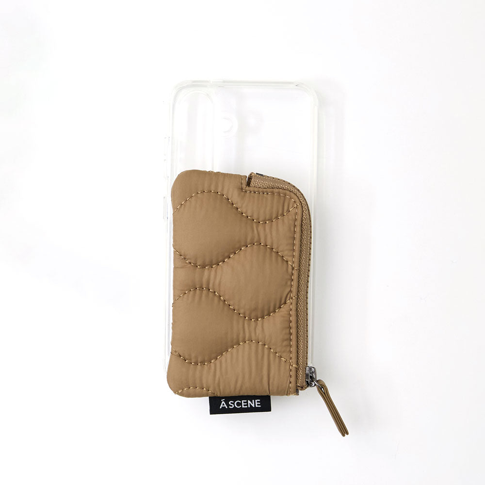 【Planned Release:10/10(Fri) 発売予定】【Galaxy】 Quilt clear case