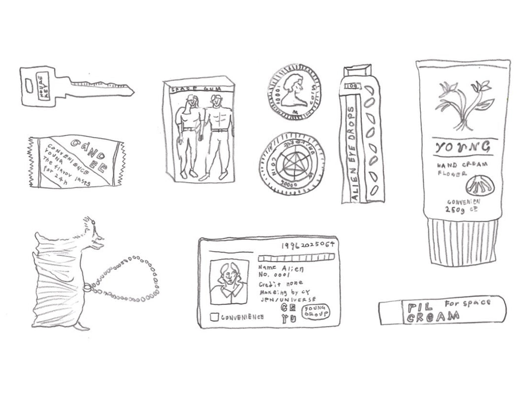 CONVENIENCE YOUNG 原画 CONVENIENCE YOUNG - Interview – A SCENE