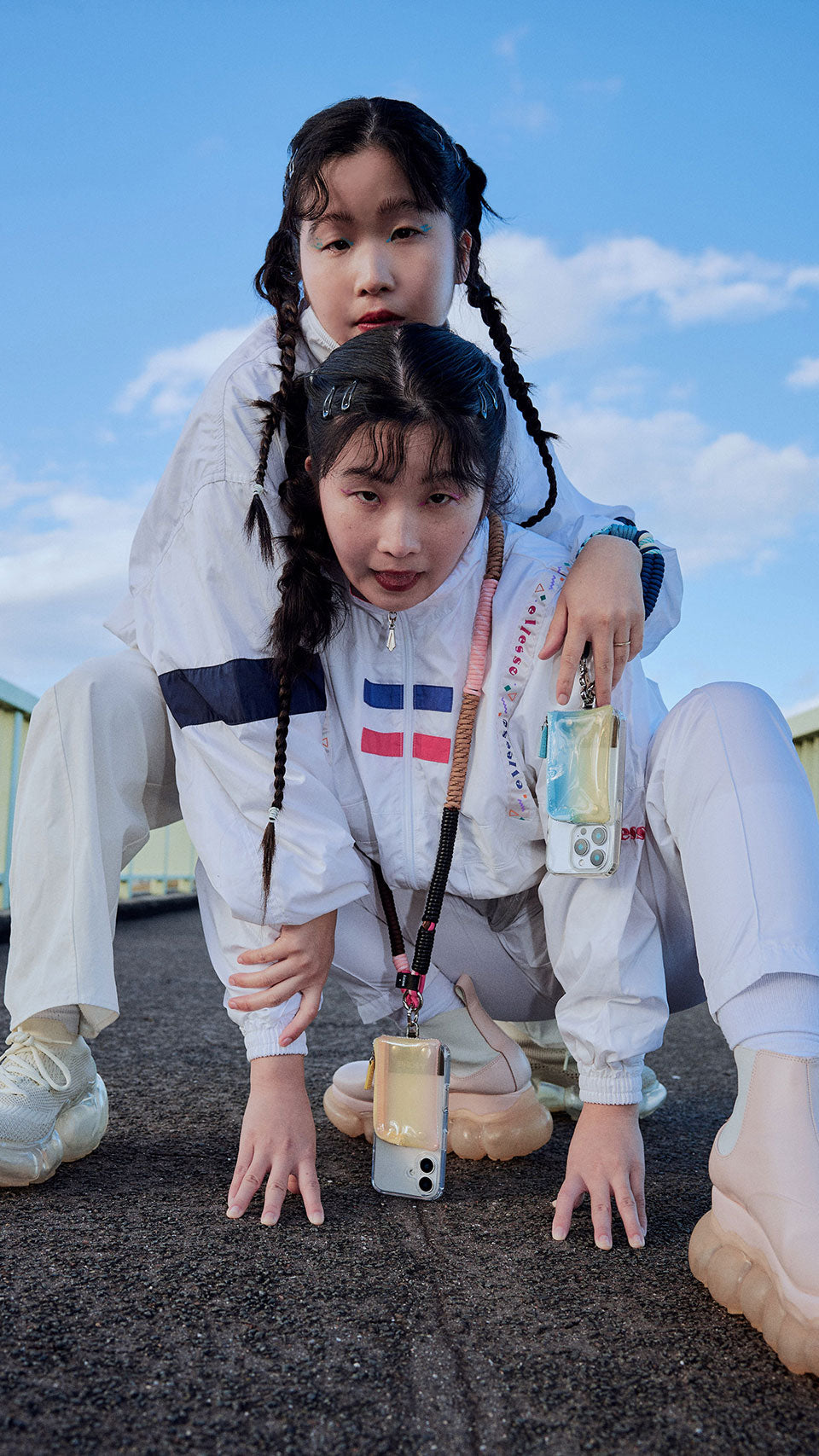 A SCENE / レザー / ショートストラップ / ホワイト 楽天市場】【公式】【A SCENE strap 】Design paracord strap -leather