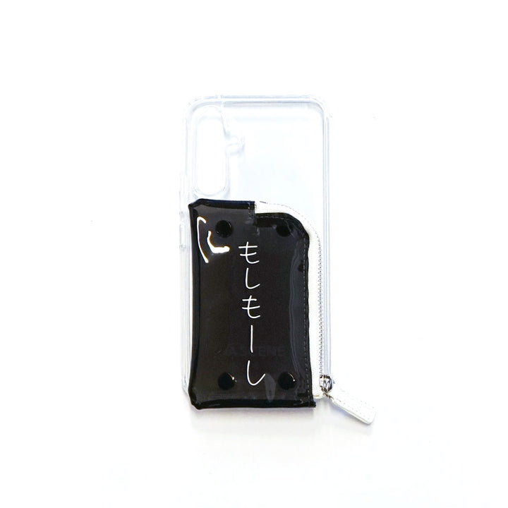 toriko　KenKagami iPhone15Proケース　もしもーし KenKagami × A SCENE】【iPhone15】B&C PVC clear case ＜もしも