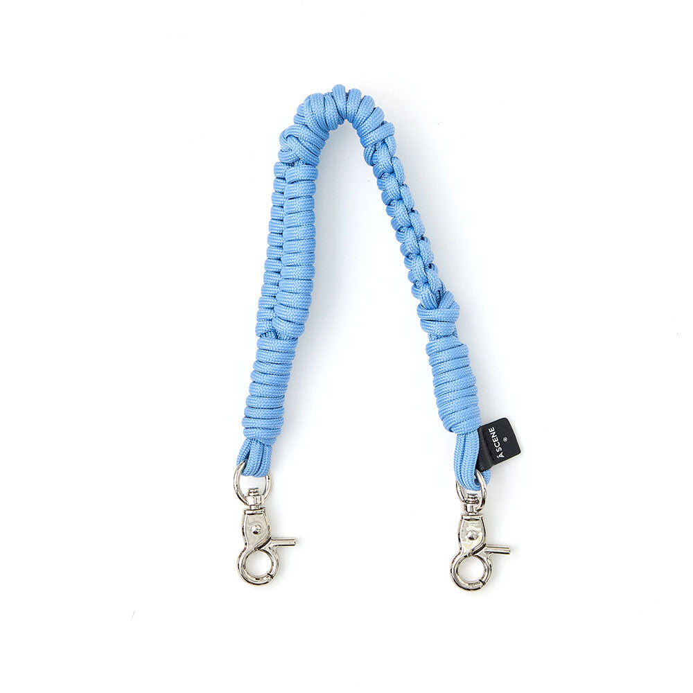 【新品】Design paracord strap-leather-WHITE A SCENE(エーシーン)｜Design paracord strap -leather