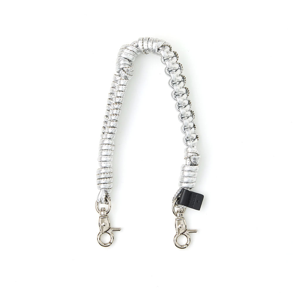 【新品】Design paracord strap-leather-WHITE Design paracord strap -leather- – A SCENE